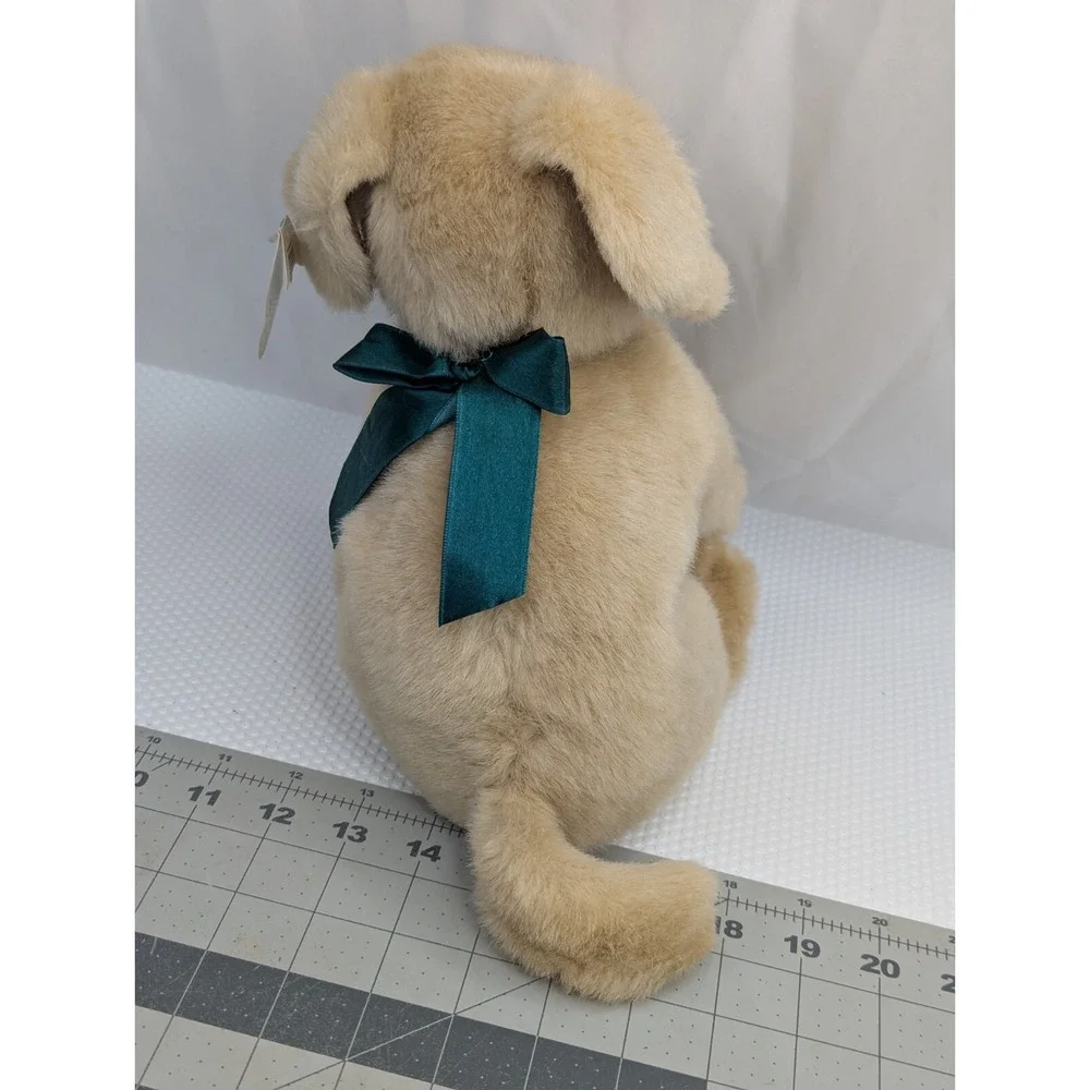 Bearington Tan Dog Plush 10 Inch Stuffed Animal Toy‎